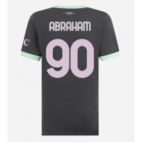 Dámské fotbalový oblečení AC Milan Tammy Abraham #90 Tretí košile 2024-25 Krátkým Rukávem